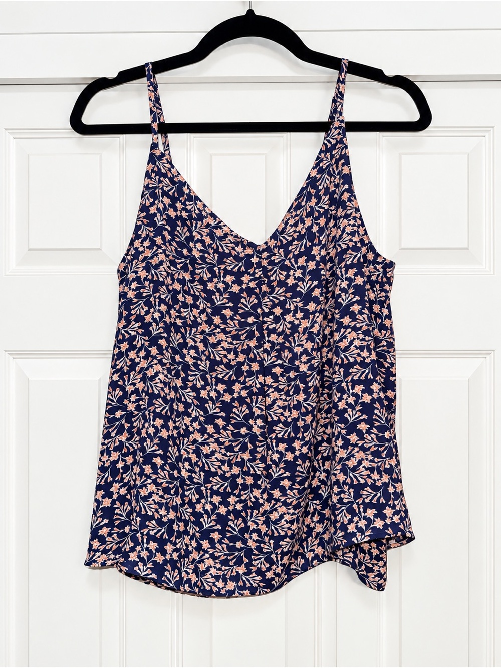Lush Navy & Pink Floral V-Neck Camisole